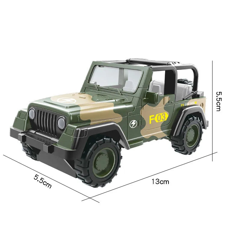 Alloy Metal Car Toy Model with Spring,