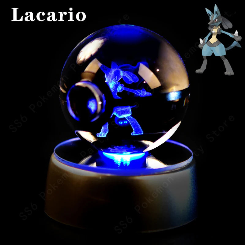 Pokémon Crystal Ball 3D Lamp