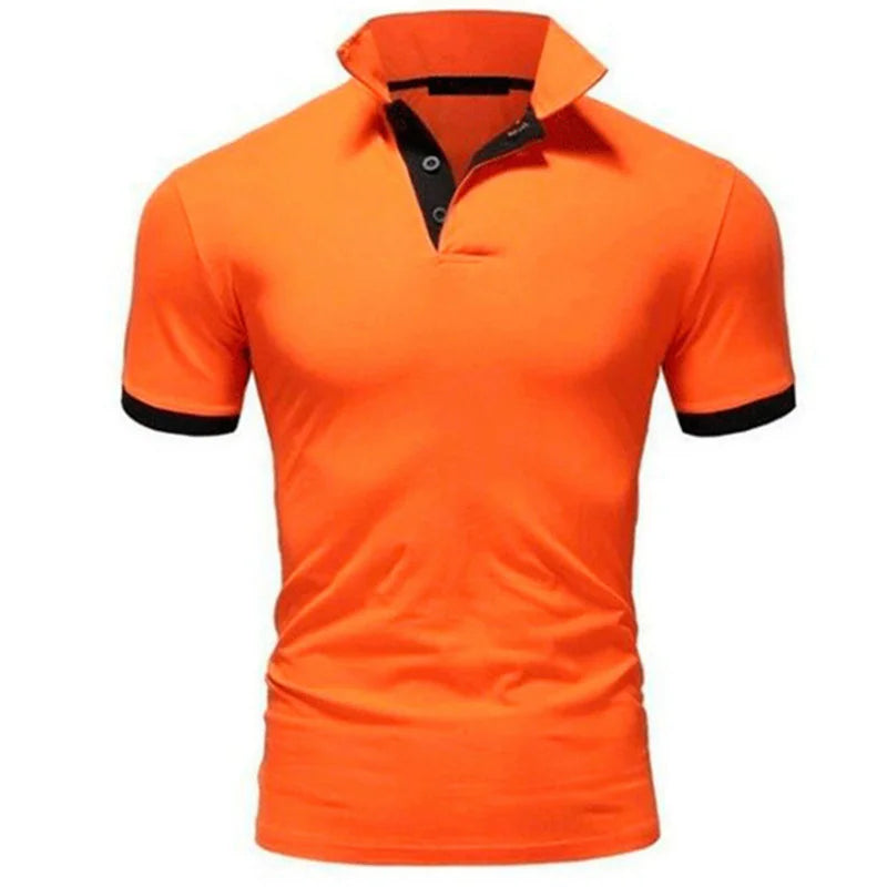 Men's Short Sleeve Polo Shirt – Casual and Slim Fit