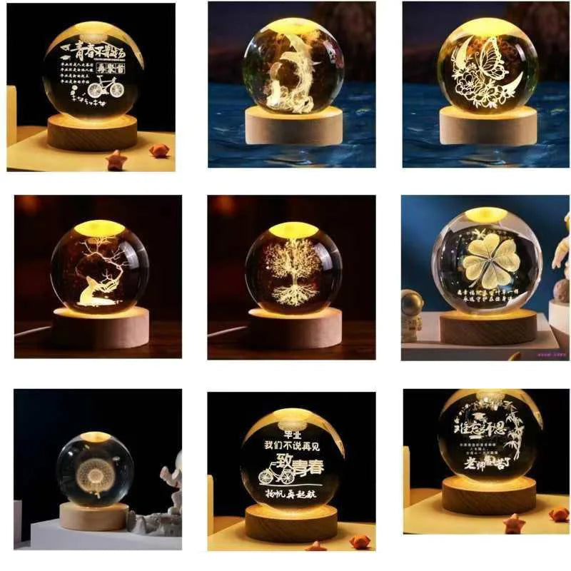 Crystal Lights 3D Lamp