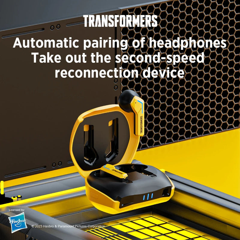 Transformers TF-T06 Bluetooth 5.3 Headset, Dual Mode, Noise Reduction, Gaming Headphones, HIFI Earbuds, Stable Connection
