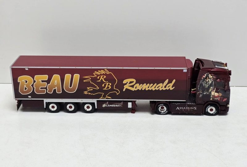 TRANSPORT BEAU ; SCANIA S HIGHLINE CS20H ​​4X2 REMORQUE FRIGORIFIQUE - 3 ESSIEUX