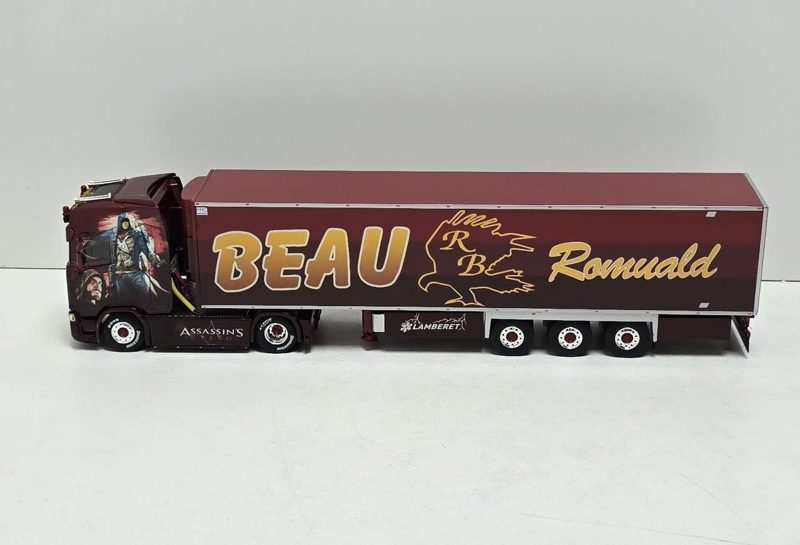 TRANSPORT BEAU ; SCANIA S HIGHLINE CS20H ​​4X2 REMORQUE FRIGORIFIQUE - 3 ESSIEUX