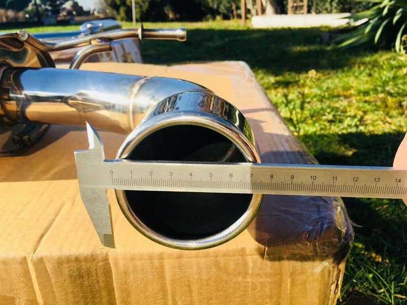 Échappement sport pour VW Golf 7 GTI, système d'échappement, NEUF, acier