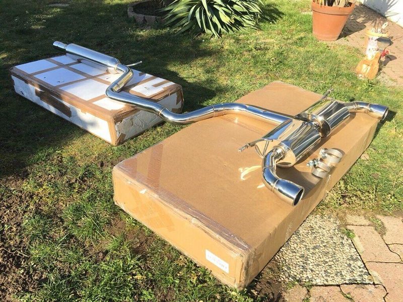 Échappement sport pour VW Golf 7 GTI, système d'échappement, NEUF, acier