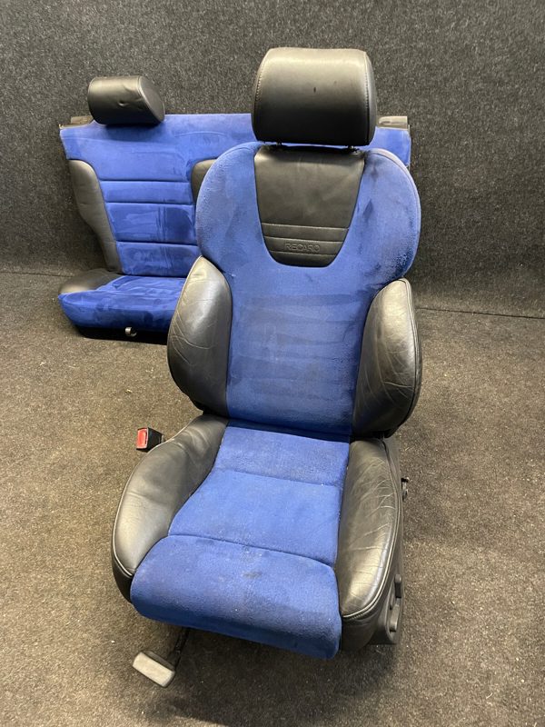 Equipement cuir RECARO Audi S3 A3 8L 3 portes sièges ALCANTARA bleu équipement