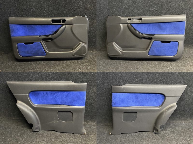 Equipement cuir RECARO Audi S3 A3 8L 3 portes sièges ALCANTARA bleu équipement