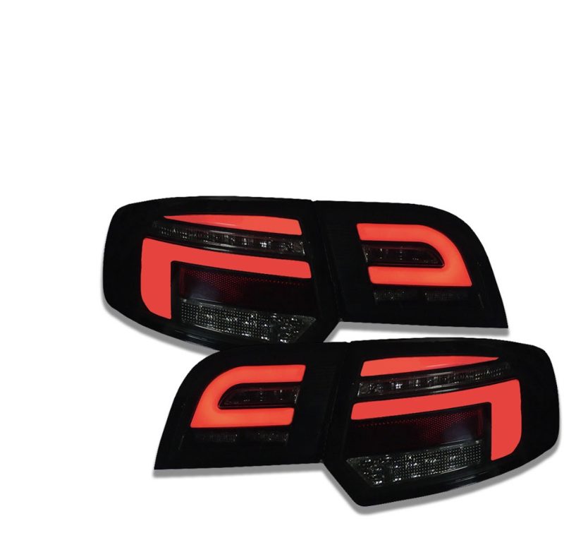 Feux arrière à LED Audi A3 8P Sportback 03-08 avec clignotants dynamiques en optique 8V Facelift noir/fumé