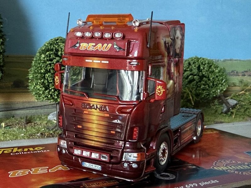 Tekno Scania série R Topline 4x2 BEAU "Iron Man"