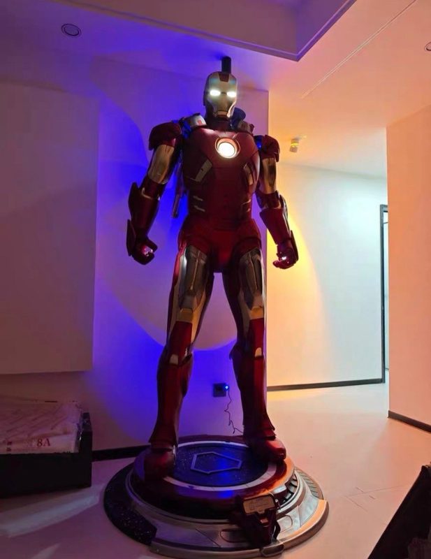 CUSTOMIZED The Avengers Iron Man MK7 1/1 GK Resin Figures Statue H 220cm Non QS
