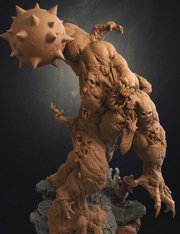 CLAYFACE – PRESTIGE SERIES 1/3 – STATUE DE COLLECTION