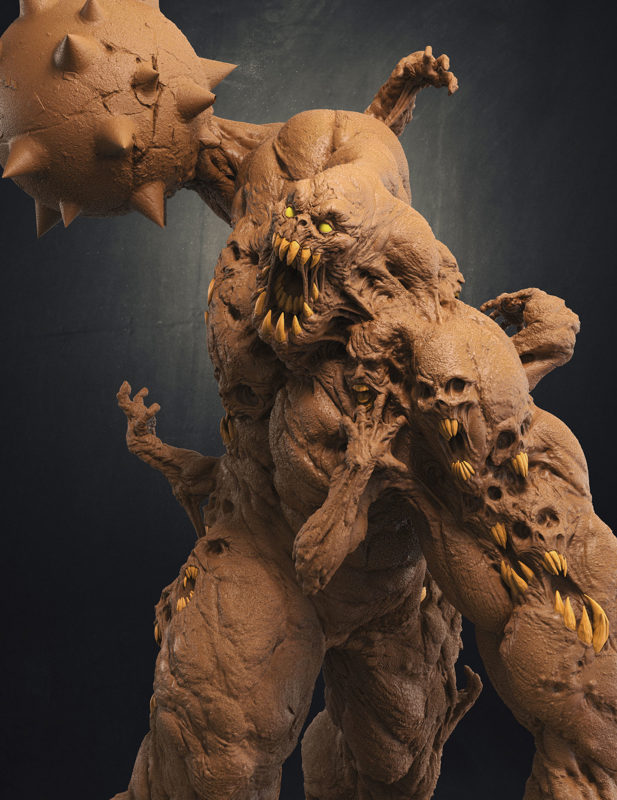 CLAYFACE – PRESTIGE SERIES 1/3 – STATUE DE COLLECTION