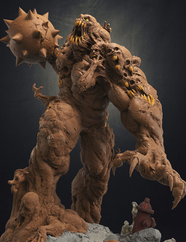 CLAYFACE – PRESTIGE SERIES 1/3 – STATUE DE COLLECTION