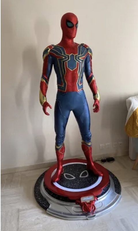 Statue Spiderman Iron spider écho 1/1 état neuf