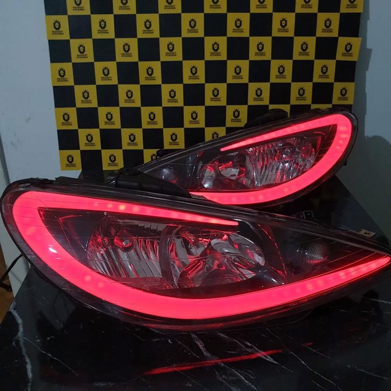 Kit de phares LED multicolores – Peugeot 206